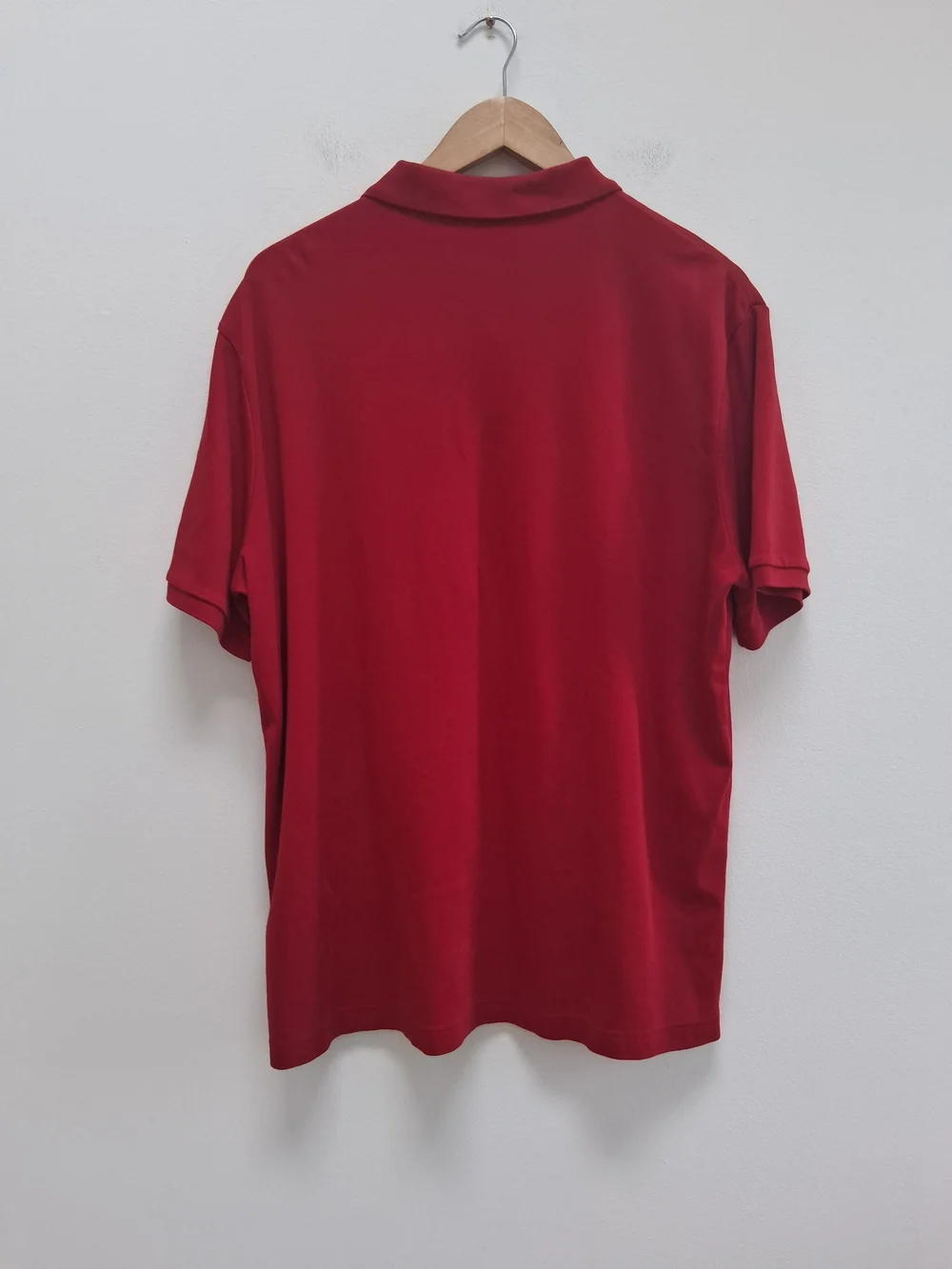 Ralph Lauren Men’s Classic Fit Red Polo with Embroidered Pony Logo Large Classic